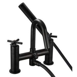 Bristan Cru Bsm Blk Bath Shower Mixer