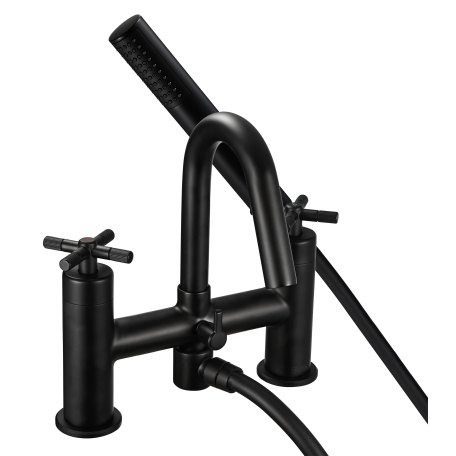 Bristan Cru Bsm Blk Bath Shower Mixer