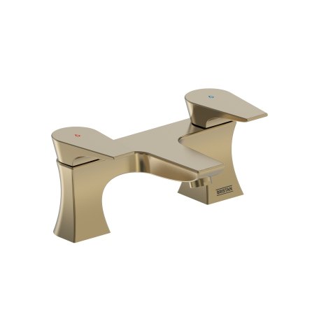 Bristan HOU BF BB Hourglass Bath Filler Brushed Brass