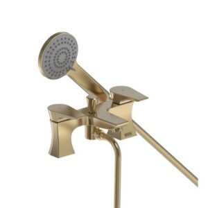 Bristan HOU BSM BB Hourglass Bath Shower Mixer Brushed Brass