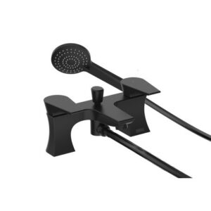Bristan HOU BSM BLK Hourglass Bath Shower Mixer Matt Black