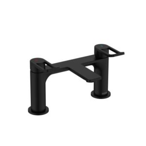 Bristan SAF BF BLK Saffron Bath Filler Matt Black