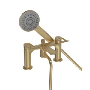 Bristan SAF BSM BB Saffron Bath Shower Mixer Brushed Brass