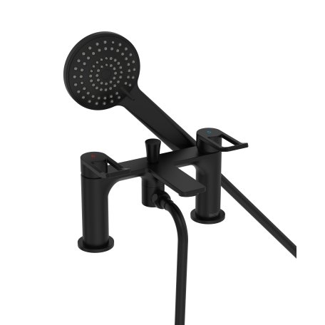 Bristan SAF BSM BLK Saffron Bath Shower Mixer Matt Black