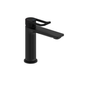 Bristan SAF ES BAS BLK Saffron Eco Start Basin Mixer Matt Black