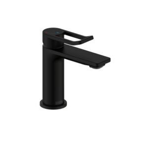 Bristan SAF ES SMBAS BLK Saffron Eco Start Small Basin Mixer Matt Black