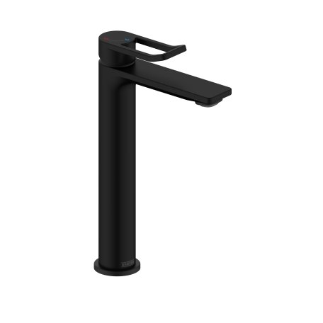 Bristan SAF ES TLBAS BLK Saffron Eco Start Tall Basin Mixer Matt Black