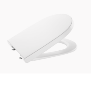 Roca A801D22001 The Gap Round Compact Soft Close Toilet Seat Quick Release Supralit White