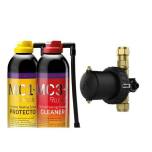 ADEY FL1-03-05120 MagnaClean Atom Filter Kit with MC1+ Inhibitor & MC3+ System Cleaner