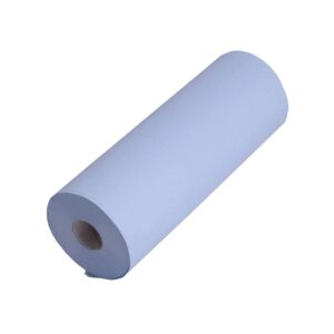Hinton HA114 3 Ply Flat Sheet Hygiene Roll Blue