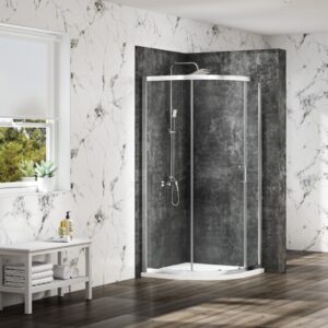 Merlyn MBOX MB1Q1000 1 Door Quad 1000 Chrome