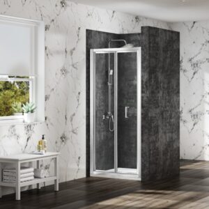 Merlyn MBOX MBB1000 1000 Bi-Fold Chrome