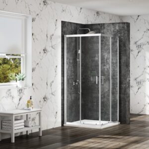 Merlyn MBOX MBC1000 Corner Door 1000 Chrome