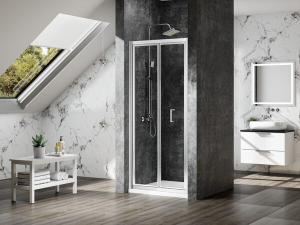 Merlyn MBOX MBB760/1800 760 Bi-Fold Chrome Loft Height