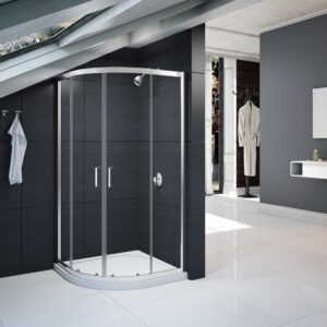 Merlyn MBOX MB2Q800/1800 2 Door Quad 800 x 1800 Chrome Loft Height