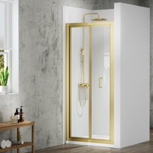Merlyn MBOX MBB1000BBR Bifold Door 1000 Brushed Brass