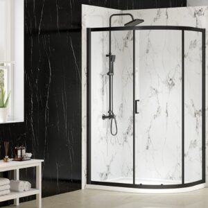 Merlyn MBOX MB1Q1080MB 1 Door Quad 1000 x 800 Black