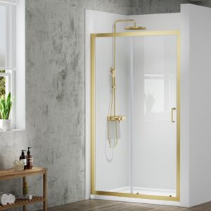 Merlyn MBOX MBS1000BBR Sliding Door 1000 Brushed Brass