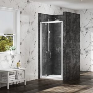 Merlyn MBOX MBP1000 1000 Pivot Door Chrome