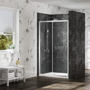 Merlyn MBOX MBS1500 1500 Sliding Door Chrome