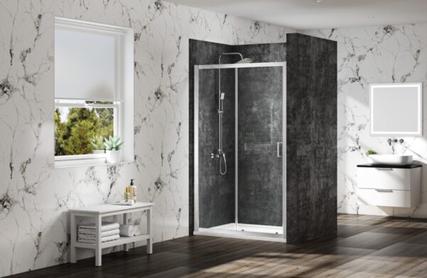 Merlyn MBOX MBS1400 1400 Sliding Door Chrome