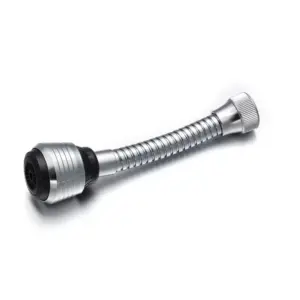 Inventive Creations A6 Chrome Black Dual Spray Pattern Tap Aerator