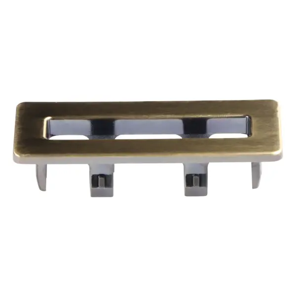 Inventive Creations OF2 54 x 20 x 14 mm Rectangular Chrome Basin Overflow Cover