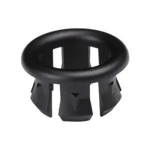 Inventive Creations OF4-BLK Matte Black Basin Overflow Cover Pack of 5