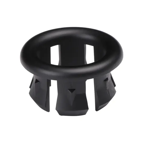 Inventive Creations OF4-BLK Matte Black Basin Overflow Cover Pack of 5