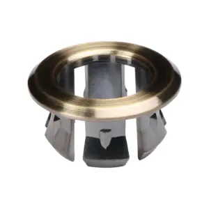 Inventive Creations OF7 23-25mm Round Chrome Basin Overflow Cover Pack of 5
