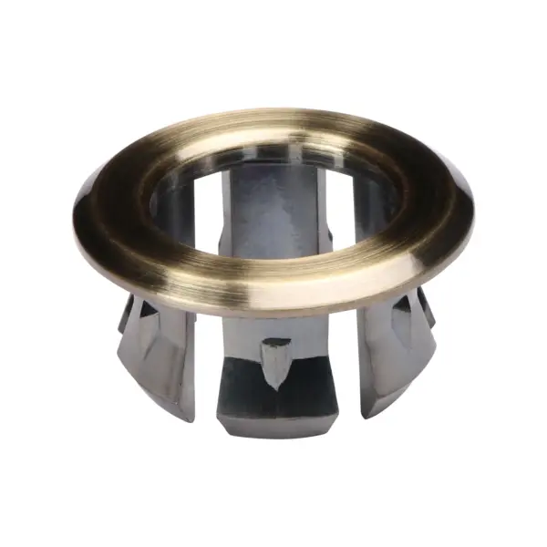Inventive Creations OF7 23-25mm Round Chrome Basin Overflow Cover Pack of 5