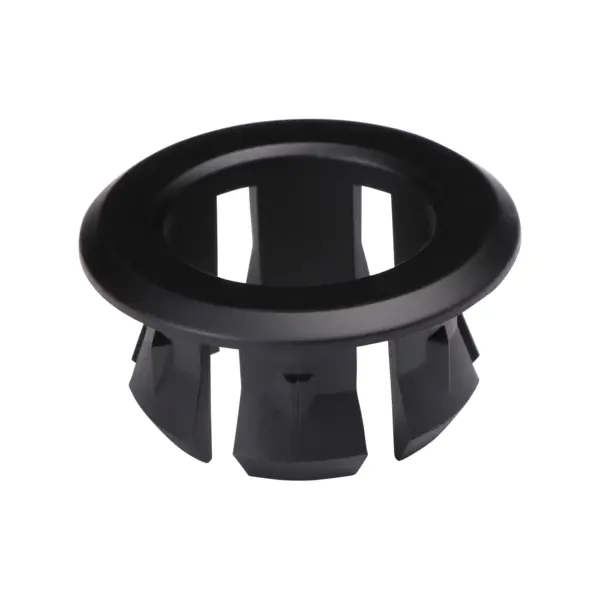 Inventive Creations OF7-BLK 32 mm Black Round Basin Overflow Cover (Pack of 5)