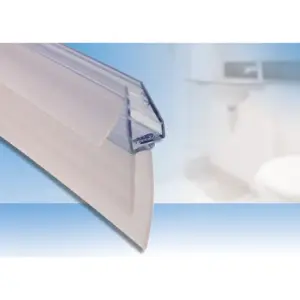 Universal UNIBLADE Bath Shower Screen Seal Straight Or Curved 4-10mm Glass 900mm