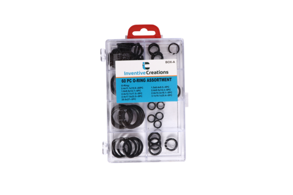 Inventive Creations WBOX A Washer Box A | Assorted Plumbing Washers & Seals