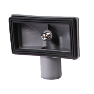Inventive Creations BSKT-RSS 64mm x 40mm Rectangular Overflow Cover Backplate and Connector Piece
