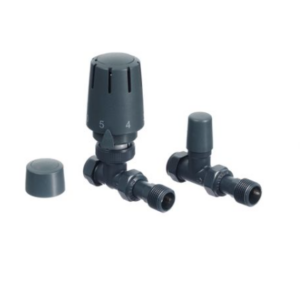 Altecnic Caleffi ER-15MMSTWAN 15mm Anthracite Straight TRV & LS Pack
