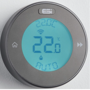 ESI ESRTP8-G Cirrus Hard Wired OpenTherm Programmable Room Thermostat White Dark Grey