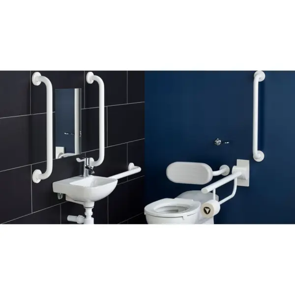 Ideal Standard S0685AC Contour 21+ Doc M Back-to-Wall Pack White Rails (LEFT)