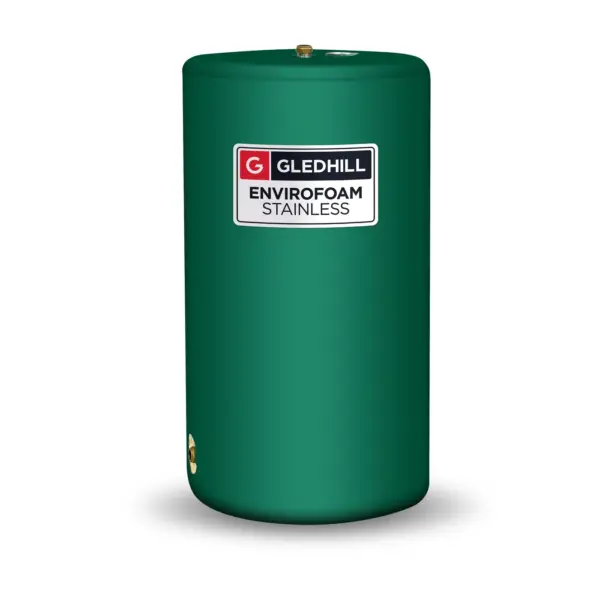 Gledhill SE36X18DIR 900 x 450 Direct Stainless Steel Vented Hot Water Cylinder
