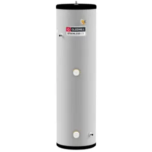 Gledhill SESINPDR200 200L ES Direct Unvented Stainless Steel Hot Water Cylinder