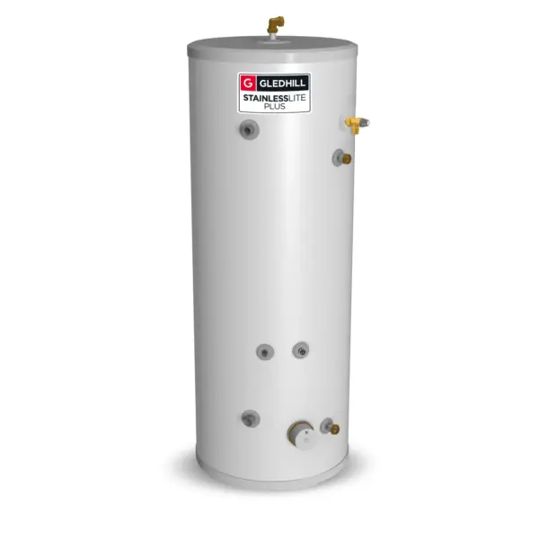 Gledhill PLUHP180BPP StainlessLite SL Plus 180L Basic Pre Plumbed Heat Pump Unvented Cylinder