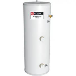 Gledhill PRODR090 90L 550mm Diameter Stainless Pro Direct Unvented Hot Water Cylinder