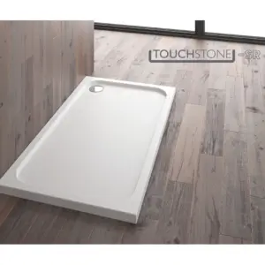 Merlyn Touchstone S118RTASTO 1100 x 800mm Slip Resistant Rectangular Shower Tray Only