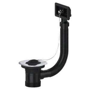 Viva CWS02 1½" Sink Combination Waste with Square Overflow Chrome
