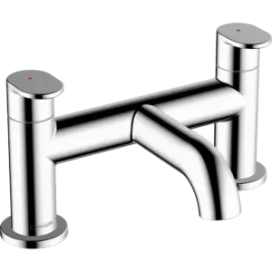 Hansgrohe 71442000 Vernis Blend 2-Hole Rim Mounted Bath Mixer Tap Chrome