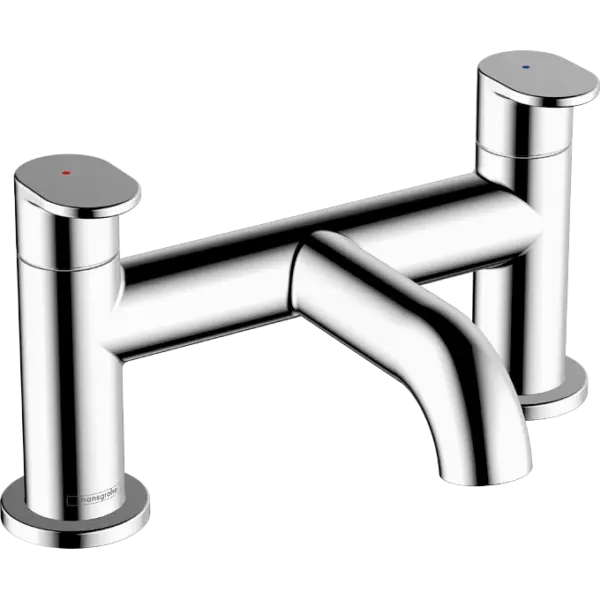 Hansgrohe 71442000 Vernis Blend 2-Hole Rim Mounted Bath Mixer Tap Chrome