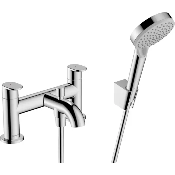 Hansgrohe 71461000 Vernis Blend 2-Hole Rim Mounted Bath Shower Mixer Chrome