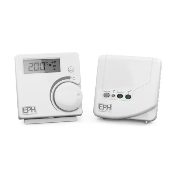 EPH COMBIPACK3 Non Programmable RF Dial Thermostat & Receiver Pack