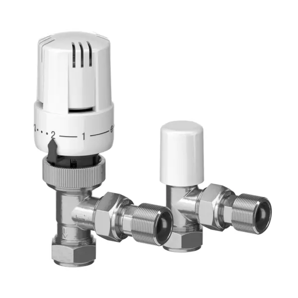 EPH EMTRV15 15mm Angled TRV & Lockshield Twin Pack