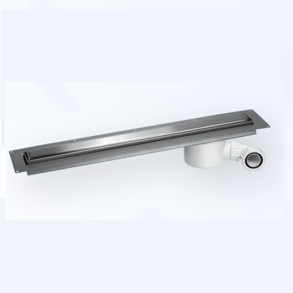 McAlpine CD1200-O-B 1200mm Slimline Channel Drain Brushed Stainless Steel